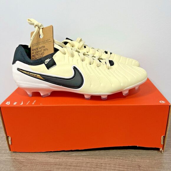 Nike Tiempo Legend 10 Pro FG Soccer Cleats Lemonade New DV4333-700 Mens Size 6.5 - Picture 1 of 8